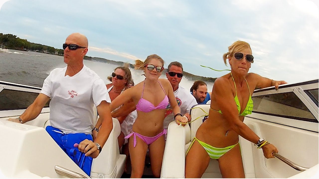 Seven Person Speed Boat SMASH – Crazy