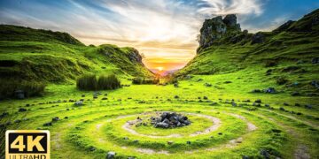 10 Hours Fantastic Views of Nature 4K with Relaxation Music