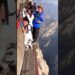Mountain Climbing Gone Wrong #shorts Mount Huangshan #ytshorts