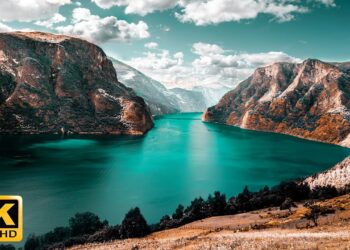 6 hours Magnificent Views of the Earth 4k with Relaxation Music