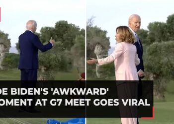 Joe Biden’s ‘awkward’ moment at G7 summit goes viral | Watch video