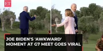 Joe Biden’s ‘awkward’ moment at G7 summit goes viral | Watch video