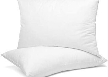 Nestl Toddler Pillow – Pack of 2 Baby Pillows – Organic Cotton Kids Pillow for Sleeping – Soft Kids Travel Pillow – Perfect Toddler Bed Pillow – 13 x 18 Inches,White