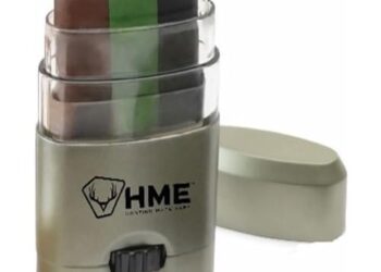 HME 3 Color Camo Face Paint “Mess-Free” Application Stick – Long-Lasting Easy-to-Use Concealment Makeup for Hunting