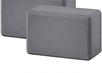 Gaiam Essentials Yoga Block (Set Of 2) – Supportive, Soft Non-Slip Foam Surface For Yoga, Pilates, Meditation