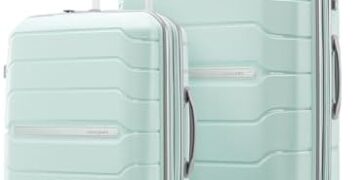 Samsonite Freeform Hardside Expandable with Double Spinner Wheels, 2-Piece Set (21/28), Mint Green