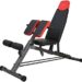 Finer Form Multi-Functional FID Weight Bench for Full All-in-One Body Workout – Hyper Back Extension, Roman Chair, Adjustable Ab Sit up Bench, Incline Decline Bench, Flat Bench
