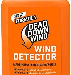 Dead Down Wind Hunting Wind Detector | Odorless Wind Direction Indicator, Longer Range Visibility, Detects Subtle Breezes, No Clumping, Mess Free Formula | Secure Squeeze Bottle | .98 Oz Orange One Size