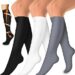 Laite Hebe 3 Pack Medical Compression Sock-Compression Sock For Women and Men Circulation -Best for Running,Nursing,Athletic Sports