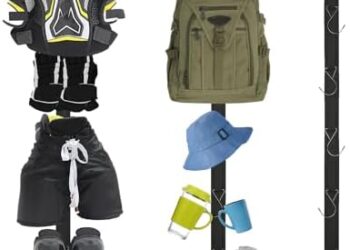 Hockey Drying Rack,Hockey Equipment Gear Drying Rack,Portable Sports Gear Organizer Hanging Straps with 5 Hooks,Ice Goalie Hockey Gifts For Boys Football Baseball Catcher.Outdoor Camping Must Haves