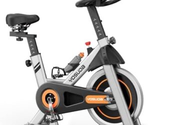 YOSUDA Indoor Cycling Bike Brake Pad/Magnetic Stationary Bike – Cycle Bike with Ipad Mount & Comfortable Seat Cushion
