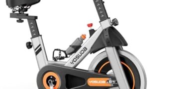 YOSUDA Indoor Cycling Bike Brake Pad/Magnetic Stationary Bike – Cycle Bike with Ipad Mount & Comfortable Seat Cushion