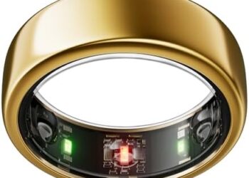 Oura Ring Gen3 Horizon – Gold – Size 6 – Smart Ring – Size First with Oura Sizing Kit – Sleep Tracking Wearable – Heart Rate – Fitness Tracker – 5-7 Days Battery Life