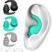 Swimming Ear Plugs, 3 Pairs Waterproof Reusable Silicone Swim Earplugs for Swimming Surfing Snorkeling and Other Water Sports (Adults & Teens 14+)