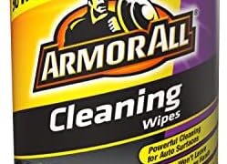 Armor All Car Cleaning Wipes, Wipes for Car Interior and Car Exterior, 90 Wipes Each