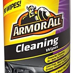 Armor All Car Cleaning Wipes, Wipes for Car Interior and Car Exterior, 90 Wipes Each
