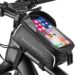 ROCKBROS Bike/Bicycle Phone Front Frame Bag, Waterproof, Tube Bag,Cycling Pouch, Bike Accessories for Men Compatible Phone Under 6.5”