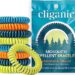 Cliganic 10 Pack Mosquito Repellent Bracelets, DEET-Free Bands, Individually Wrapped (Packaging May Vary)