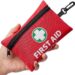 General Medi Mini First Aid Kit, 110 Piece Small First Aid Kit – Includes Emergency Foil Blanket, Scissors for Travel, Home, Office, Vehicle, Camping, Workplace & Outdoor (Red)