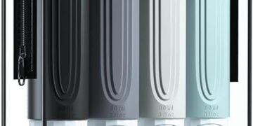 Travel Bottles for Toiletries, Tsa Approved 3oz Travel Size Containers BPA Free Leak Proof Refillable Liquid Silicone Squeezable Travel Accessories for Shampoo Conditioner Lotion (4 Pack)