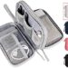 Electronic Organizer Bag, Waterproof Portable Electronic Organizer Travel Accessories Cable Bag Universal Cord Storage Case for Cable/Cord Storage, Charging Cable, Cell Phone, Power Bank